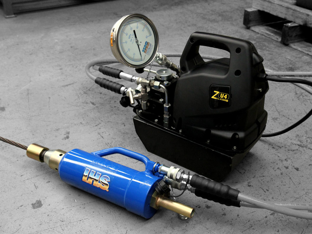 Enerpac ZU Pump with IHS Mono Stressing Jack